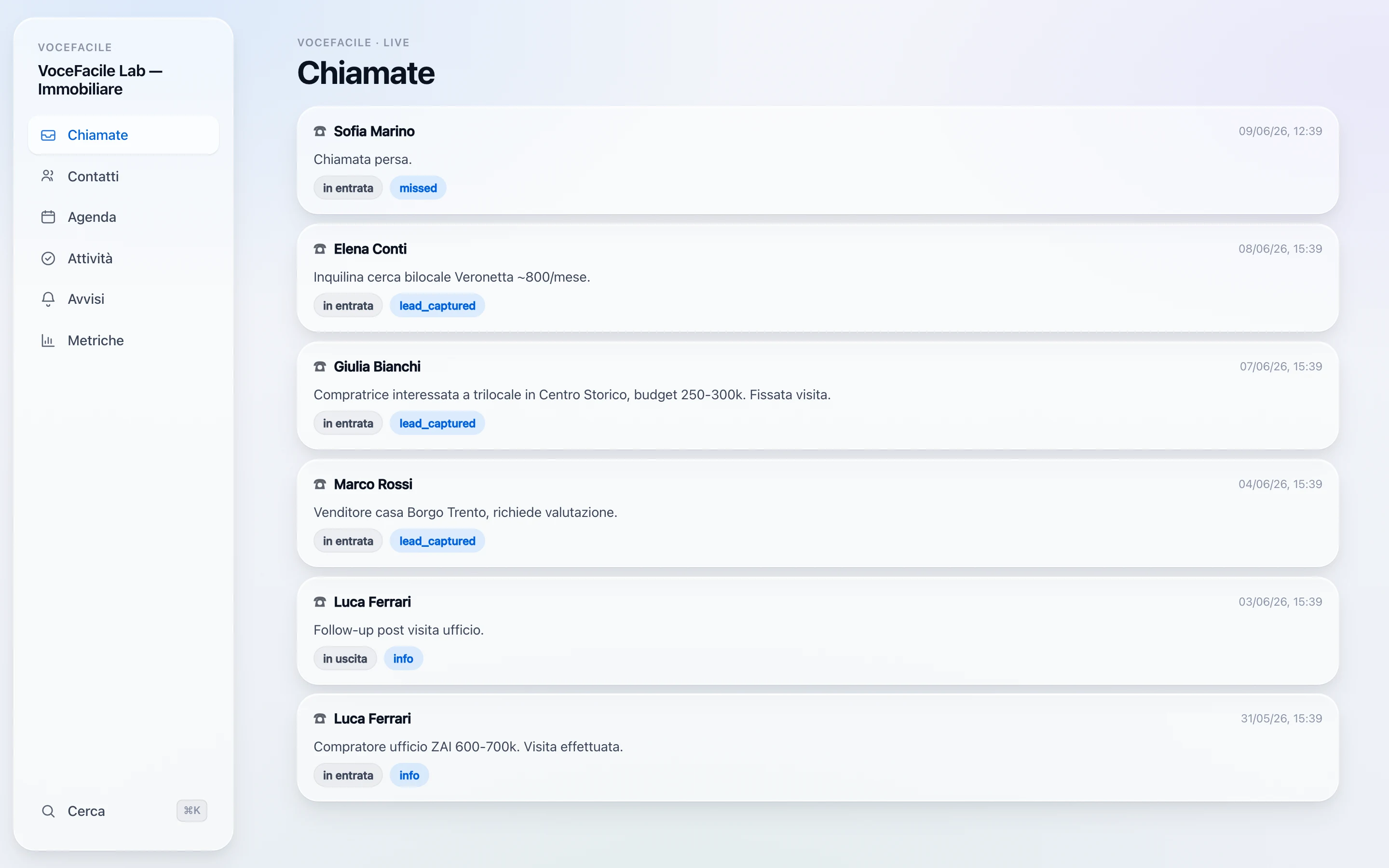Chiamate